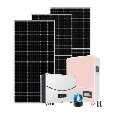 China 3KW zum Wohnsonnenkollektor-System der Solarenergie-20KW hybriden des System-MPPT zu verkaufen