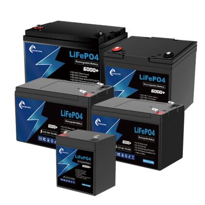 China Bateria recarregável 12V LiFePo4 10ah a 100ah Lifepo4 bateria à venda