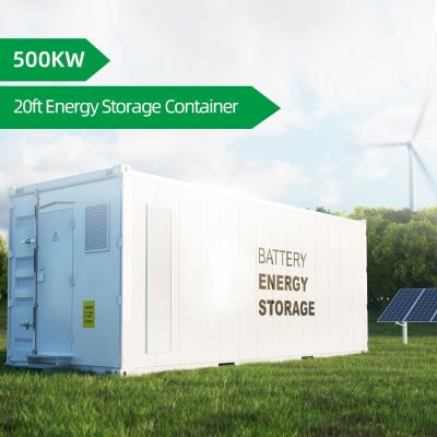 China Customized 20ft Energy Storage Container 500KW Container Battery Energy Storage System zu verkaufen