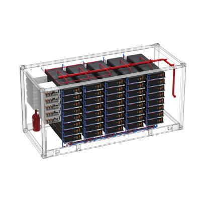 중국 3354kWVh 에너지 저장 컨테이너 20ft 산업 에너지 저장 컨테이너 판매용