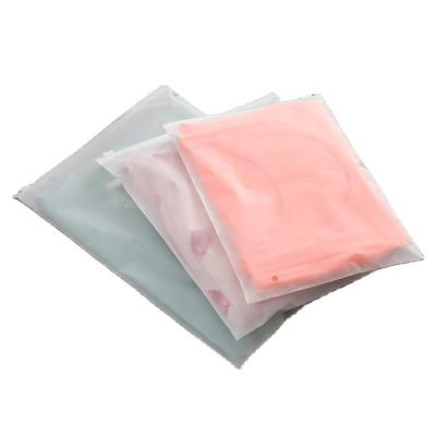 China Customized Packaging PVC PE Bag T-shirt Printed Clothes Packaging Zipper Plastic Garment Moisture Proof Bag for sale