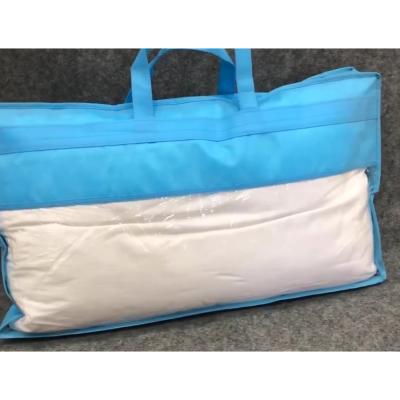 China Recyclable Custom Logo Design Blue Nonwoven Bag For Pillow for sale