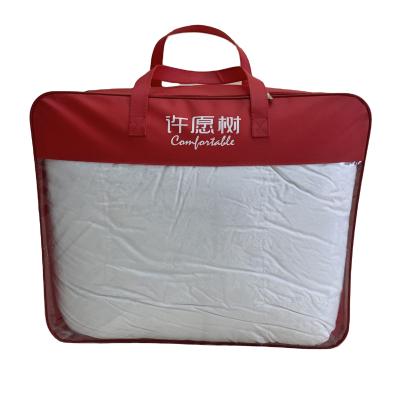 China Recyclable Environmental Protection OEM Nonwoven Bag With Handle For Bedding for sale