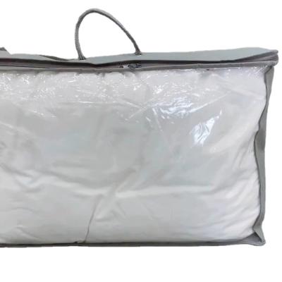 China Large Recyclable Custom Plastic Non Woven Packaging Pvc Storage Bags With Handle For Bedding for sale