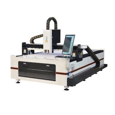 China SERVOMOTOR Metal Laser Cutting 1000W MAX Raycus Industrial 1325 Metal Sheet Stainless Steel Carbon Steel Fiber Laser Cutting Machine for sale