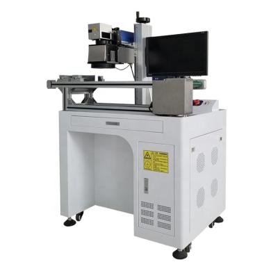 China Automatic Laser Marking CCD Camera Discern And Positioning Product 20W 30W Laser Marking Machine For Large Quantities Of Parts for sale