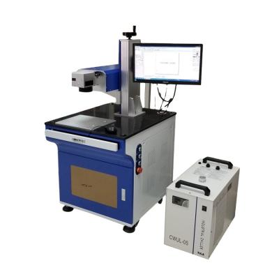 China Laser Stainless Steel Wood Aluminum Ceramic ABS Laser Marking Machine Water Cooling Glass Laser Marking Logo Marking Machine UV for sale