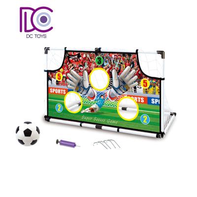 China Amazon Hot Seller Soccer Party Kids Sport Toys Soccer Outdoor Portable Mini Goal 64*54*70cm for sale