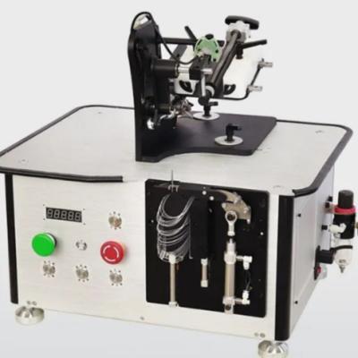 China SF-101 High Speed ​​LOOP AUTO FEEDING LABEL LABELING MACHINE FOR CLOTHING TEXTILE LINE for sale