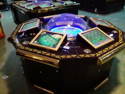 China Steel 6 Players Casino Touch Screen Roulette Game Machine Arcade Gambling Game for sale