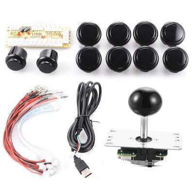 China Zero Metal Delay PC Electronic Game Controlle DIY Kits +abs 2 Electronic Gamepad PC Encoder +Joystick+ Push Buttons +Cable Kits Set 9 Colors for sale