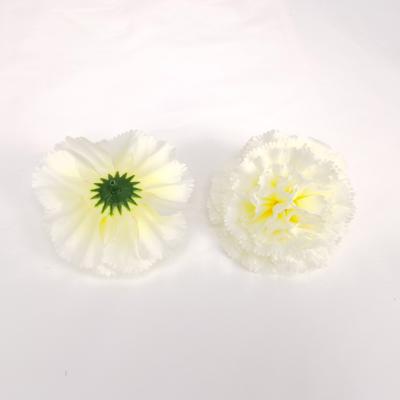 China Assets; Fashionable hot style artificial flower heads carnation silk flowers for wall decoration for sale