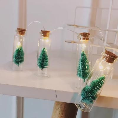 China Beautiful 2021 New Arrival Colorful Bottle String Lights for Wedding Party Christmas Tree New Year Garden Decorations for sale