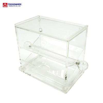 China Clear Acrylic Milk Straw Stir Stick Dispenser for sale