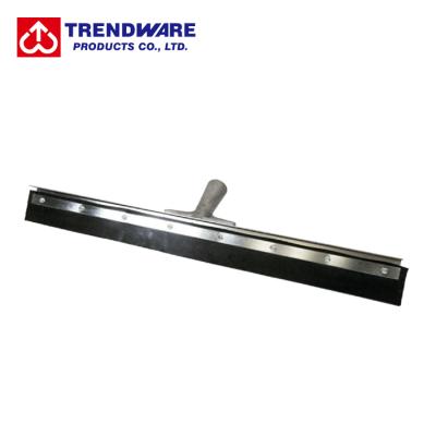 China Steel Frame Durable Heavy Duty Plastic Floor Clean Squeegee for sale