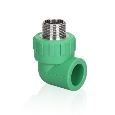 China Pipe Lines Connect Green Color PPR Pipe Fittings 1/2