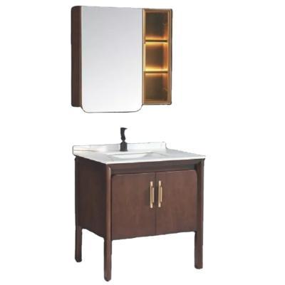 China 2022 New Model Modern Floating Vanity Bathroom Vanity Cabinet With Smart Mirror And Bathroom Wall Cabinet for sale