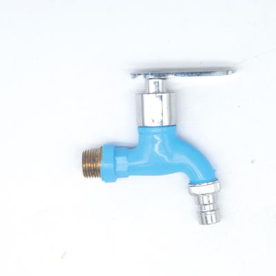 China PB-323 Traditional High Quality Plastic Single Handle Wall Mounted Water Valve Faucets for sale