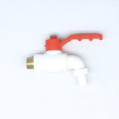 China PB-327 Traditional High Quality Plastic Single Handle Wall Mounted Water Valve Faucets for sale