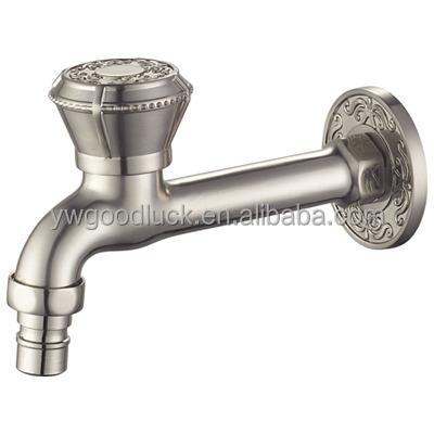 China China Modern Sanitary Ware Factory Wall Mounted Stainless Steel Water Faucet Znic Alloy Bibcock G210 for sale