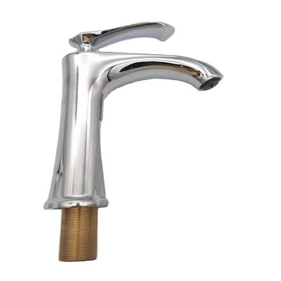 China Modern Basin Faucet XX-2 for Hot Selling Single Hand Hot and Cold Water Faucet Manufacturer Brass Body Bathroom Basin Faucet Mixer for sale