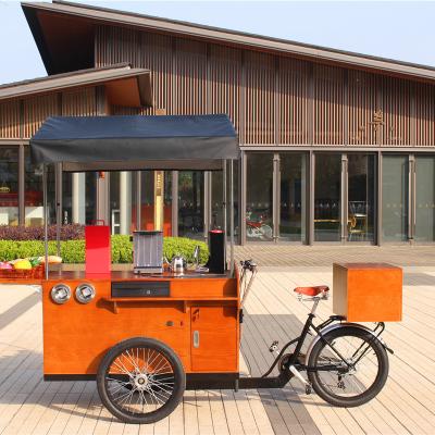 China Electric Cargo Business Outdoor Bike Coffee Bike For Drink Food Bike for sale