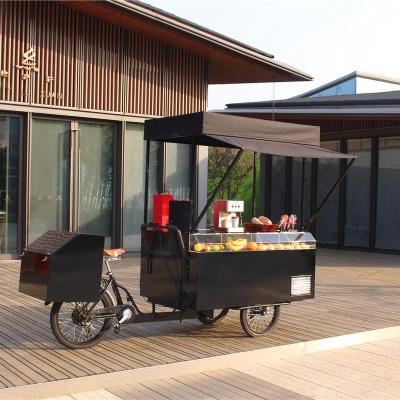 China Electric Cargo Bike 3 Wheel Tricycle Motorcycle Food Bike For Mobile Sale for sale