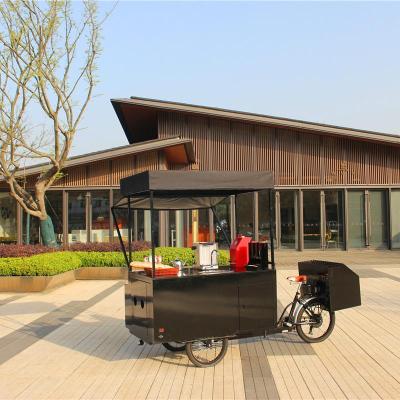 China Electric cargo food bike cafe bike with cooling system tricycle for sale mobile for sale