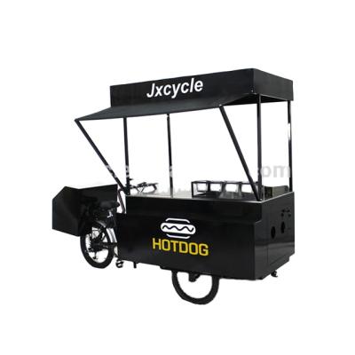 China Fast Food Vending Motor Hot Dog Carts Hot Dog Bike with Grill and Fryer Food Truck for sale