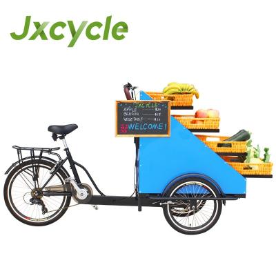 China Commercial Supplying Three Wheel Adult Electric Tricycle Food Cart Fruit Truck for sale