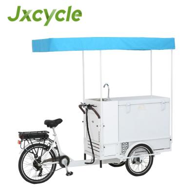 China Mobile Cargo Ice Cream Freezer Bike Bicycle Cart With Cooler For Sale for sale