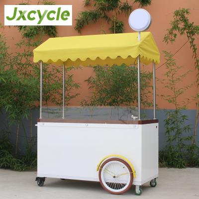 China New Design Outdoor Commercial Catering Hand Push Fast Food Carts For Sale for sale