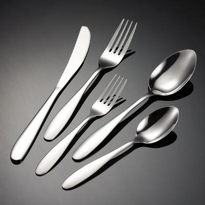 China Viable Cutlery Set With Box 304 Stainless Steel Matte Custom Color Logo Luxury Wedding Hotel Hot Sale Low MOQ Gold And Black Rainbow for sale