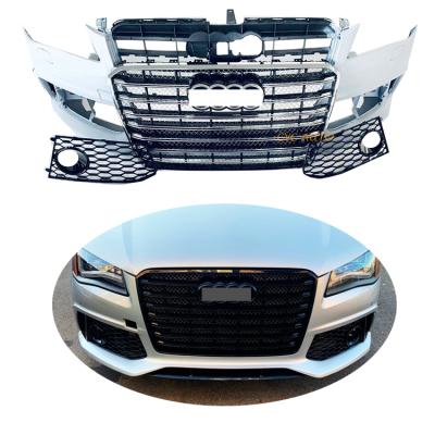 China Grill For Body Kit 12W Car Parts W12 Plastic Bumper For AUDI A8 2011 2012 2013 2014 for sale