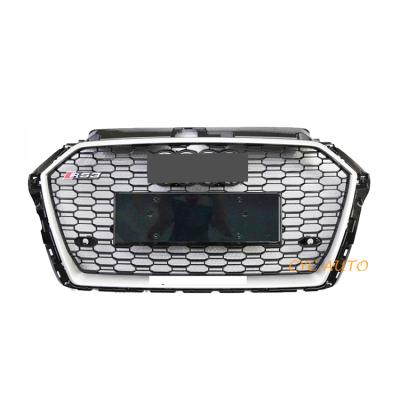 China For Sport Approval RS3 CARS FRONT BUMPER Front GRILL With Acc For Audi A3 2016 2017 2018 2019 for sale