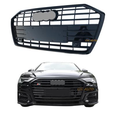 China Auto Parts Grill Facelift Grill S6 Style A6 Style Front Grill For Audi A6 Tuning S6 Radiator 2019 2020 for sale