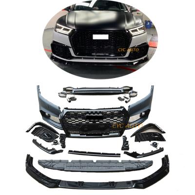 China For Sport Approval RSQ5 Style Bumper Bodykit With Grill For Audi Q5 2016 2017 2018 for sale