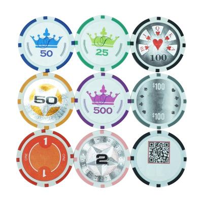 China Wholesale Eco-friendly rfid poker chips 12g ABS poker chips with sticks custom made for casino games for sale