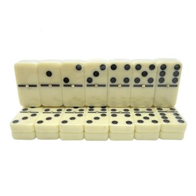 China Kaile Elephant Domino Set 28pcs Double 6 Professional Tournament Size Domino Playing Game Blocks No Inner Box For Playing Games for sale