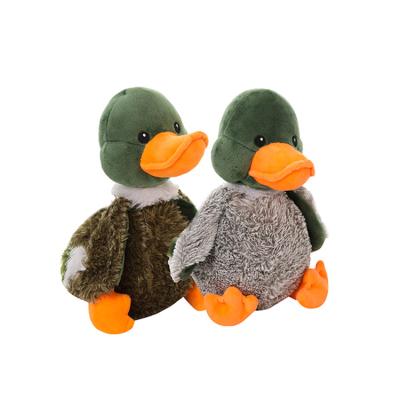 China 2021 High Quality Funny Pet Stuffed Duck Shape Dog Toys Cute Durable Durable Squeaky Toys for sale