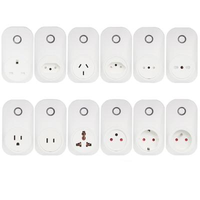 China Indian Fence 16A Amazon Alexa Google Home YD22-SS Tuya WiFi Smart Timer Electrical Outlet Socket Outlet UK UK EU AU US Remote Control for sale