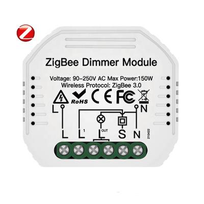 China Mini 1 DIY Band 1 2 3 Way Tuya ZigBee 3.0 LED Light Dimmer Switch Module Breaker 110V 220V APP Remote Control YD22-MS-105Z-1 Smart Radio for sale