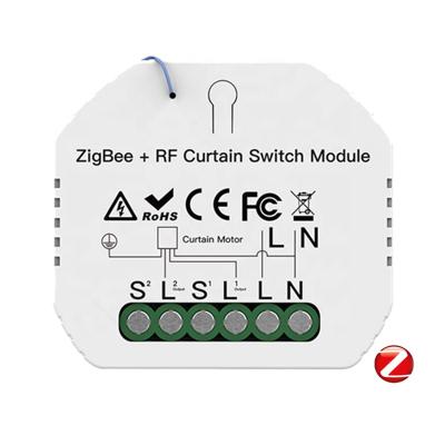 China DIY Tuya Life APP ZigBee 3.0 ZigBee 3.0 Wall Curtain RF433 Kit Roller Blinds Motor Switch Module Relay Wireless Smart Breaker Alexa YD22-MS-108ZR for sale