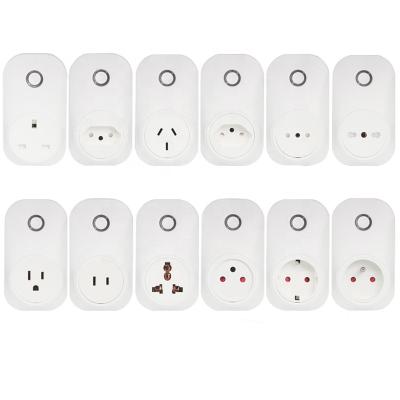 China Indian Fence 16A Amazon Alexa Google Home YD22-SS Tuya WiFi Smart Timer Electrical Outlet Socket Outlet UK UK EU AU US Remote Control for sale