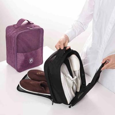 China Convenient Portable Dustproof Polyester Storage Shoes Bag Finishing Organizer Sneakers Casual Bag Insole Travel Accessories for sale