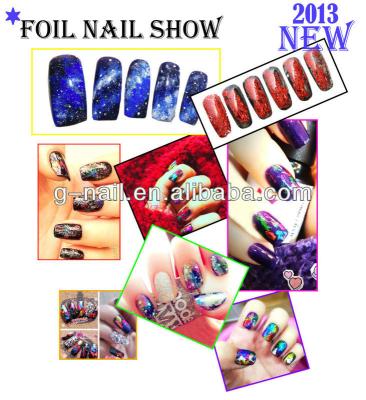 China 2013 hot sale nail decoration; www.auparisnailart.com; Professional nail beauty, nail aluminum Z-FOIL for sale