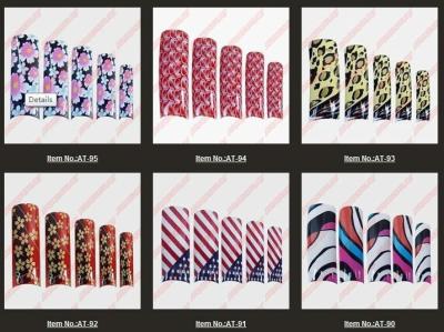 China Professional Nail Salon or Different New Design Mix Fake French Airbrush Tips UV Nail Art Tips Designed 70 Pcs/Set for sale