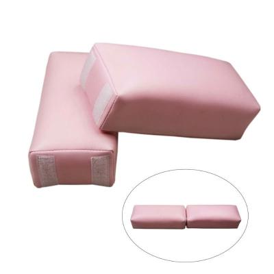 China Nail salon wholesale pink leather color nail art arm rest cushion(AR-40) for sale