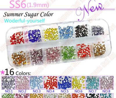 China Nail decoration mixed colors! 1200pcs/box AB Colors DMC HotFix FlatBack Rhinestones, Austria High Shiny Crystal Stones #1091 for sale