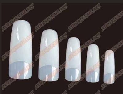 China French Nail Tips Natural French Acrylic Artificial Fake Nails+wholesale for sale